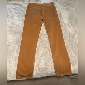 COALATREE Men’s Organic Cotton Jeans Brown Straight  32 x 32